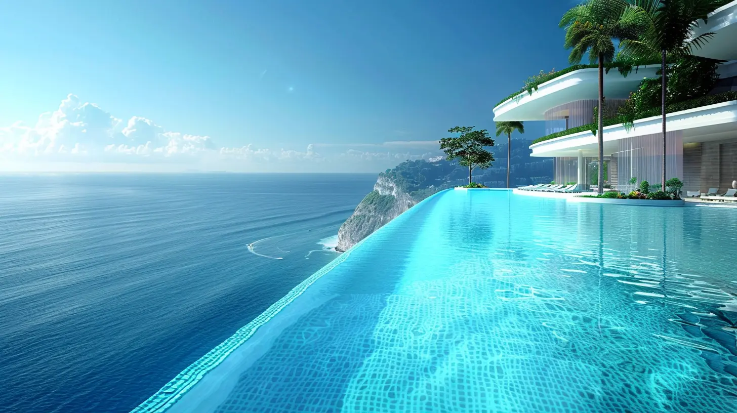 Beach Resorts with Infinity Pools that Seem to Merge with the Ocean