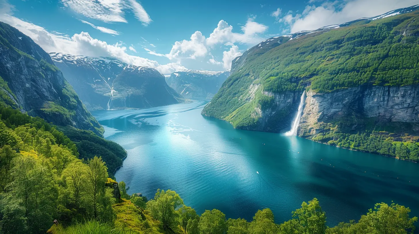 Norway’s Geirangerfjord: A Majestic Glacial Landscape