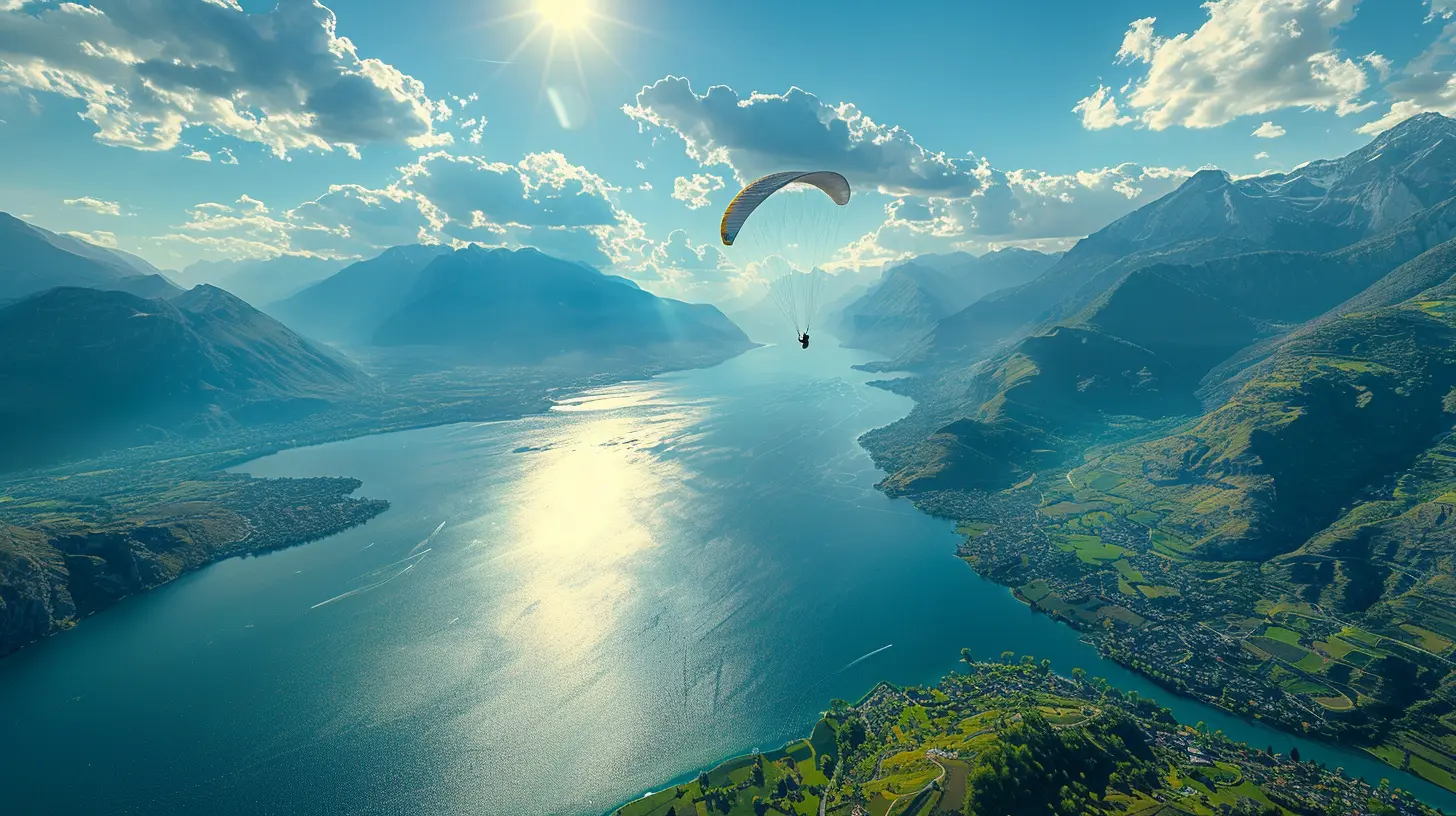 Paragliding Over Breathtaking Landscapes