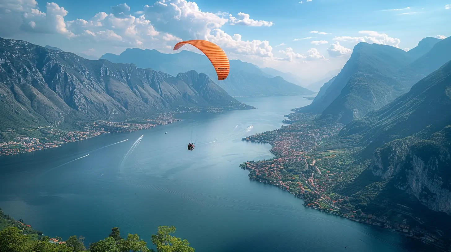 Paragliding Over Breathtaking Landscapes