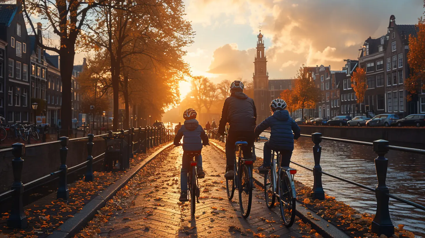 The Best Cities Around the Globe for Family Cyclists