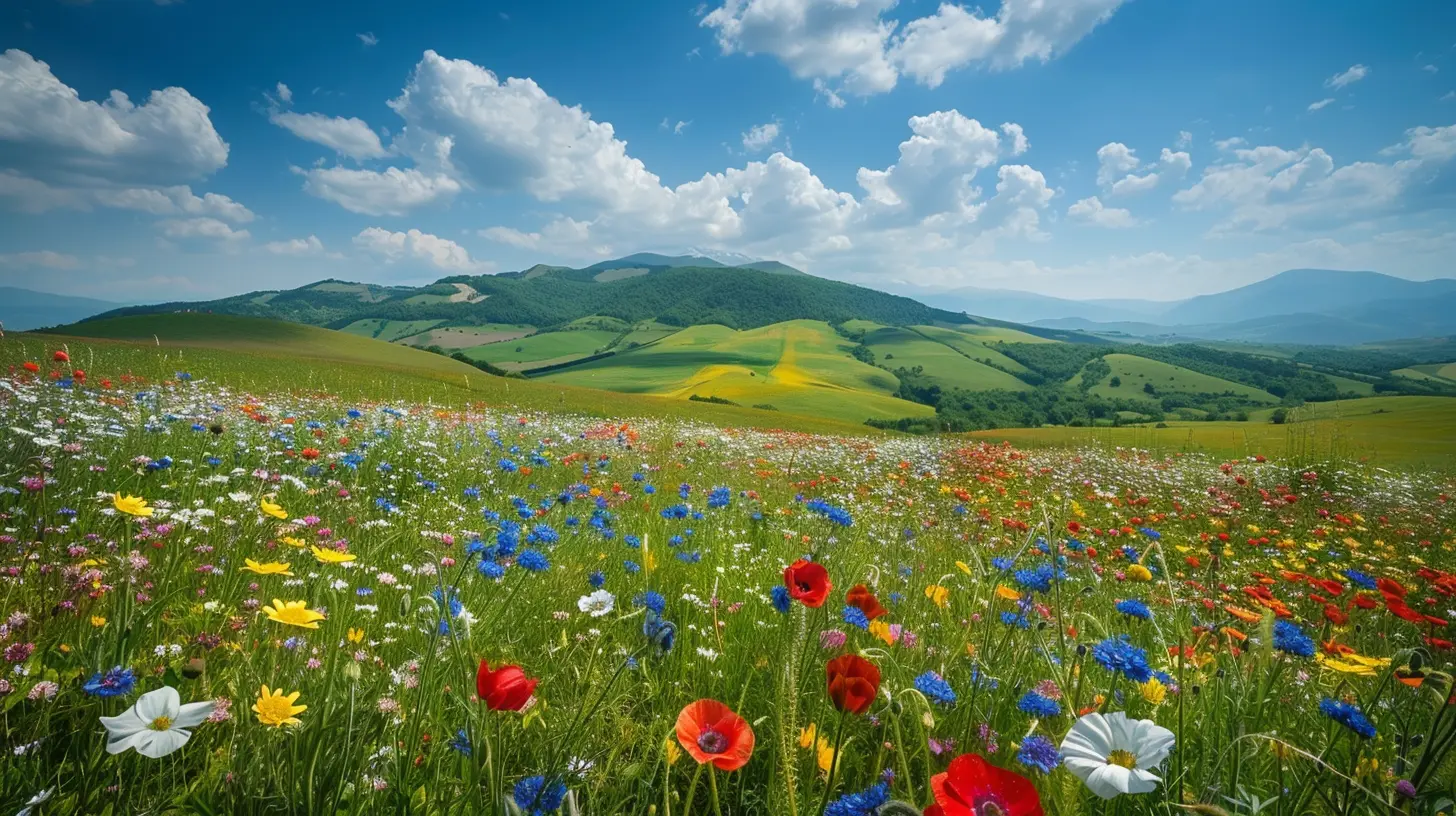 Wildflower Meadows and Rolling Hills for the Perfect Hike