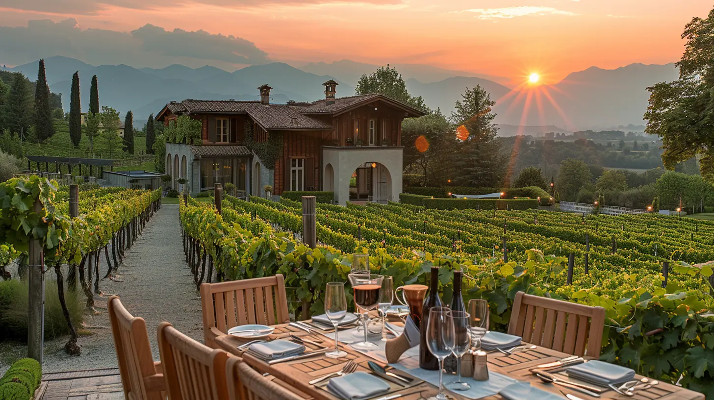 Wine and Dine: The Most Cinematic Vineyard Hotels Around the World