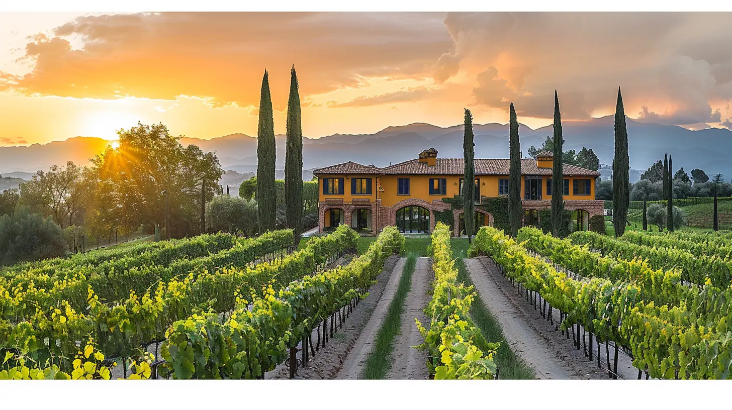 Wine and Dine: The Most Cinematic Vineyard Hotels Around the World