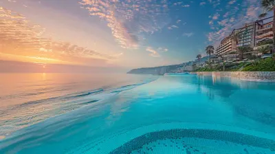 Beach Resorts with Infinity Pools that Seem to Merge with the Ocean