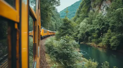Green Transit: Exploring Destinations by Train and Bicycle