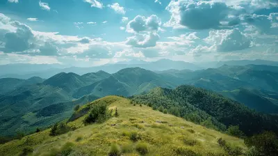 Where Land Meets Sky: Camping Along Scenic Mountain Ridges