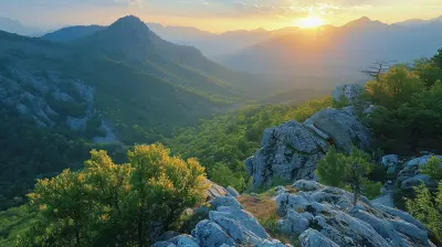 Where Land Meets Sky: Camping Along Scenic Mountain Ridges
